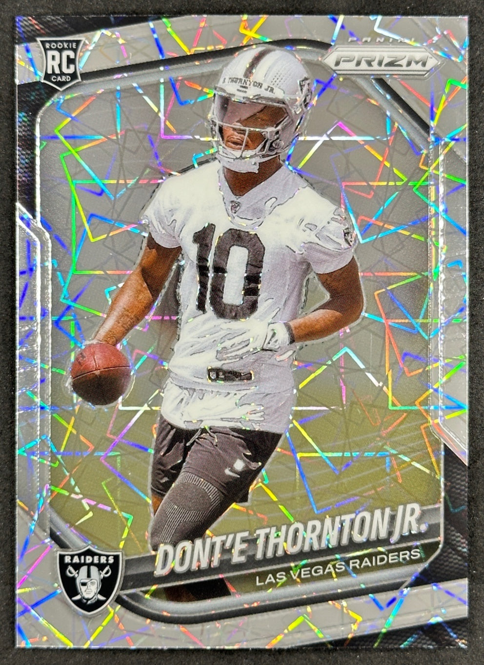 Dont'e Thornton Jr. 2025 Prizm Lazer Raiders Sports Trading Cards