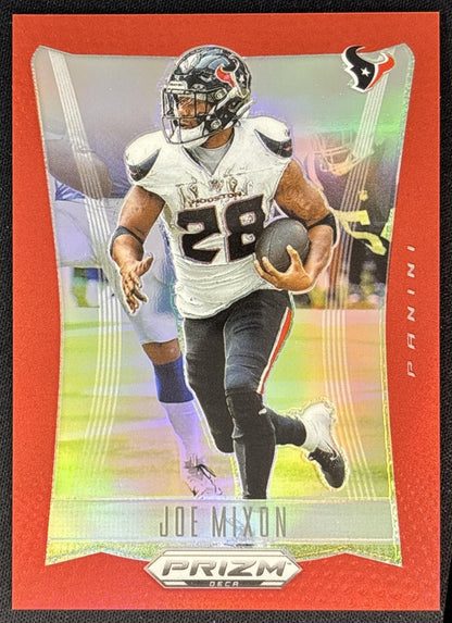 Joe Mixon 2024 Panini Prizm Deca Red /199 Texans Sports Trading Cards