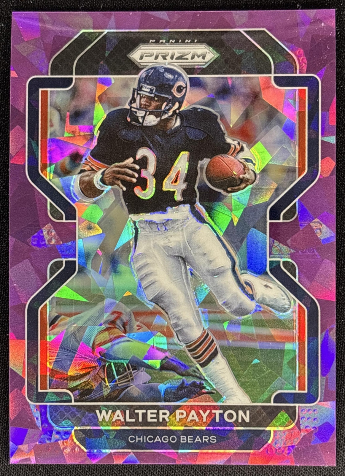Walter Payton 2021 Panini Prizm Purple Ice /225 Bears
