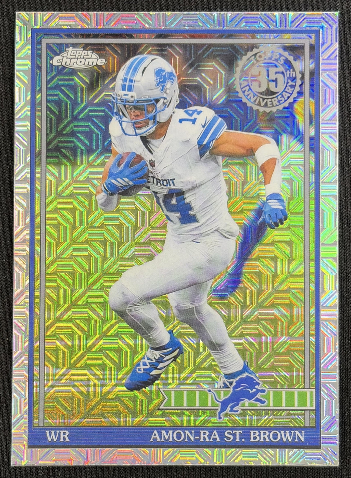 Amon-Ra St. Brown 2026 Topps 1991 Chrome Mojo Refractor Lions