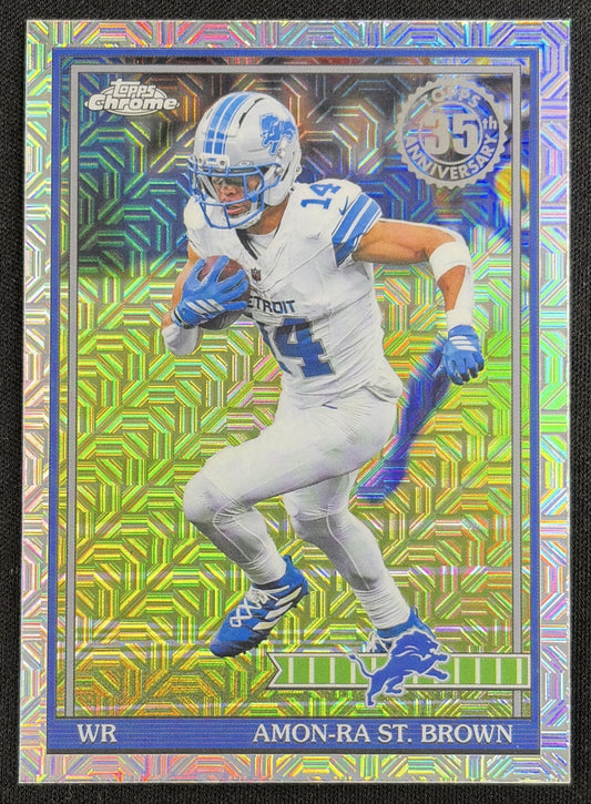 Amon-Ra St. Brown 2026 Topps 1991 Chrome Mojo Refractor Lions