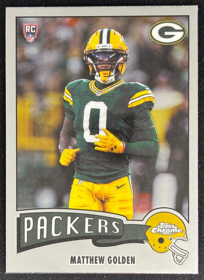 Matthew Golden 2025 Chrome 1975 Topps Packers