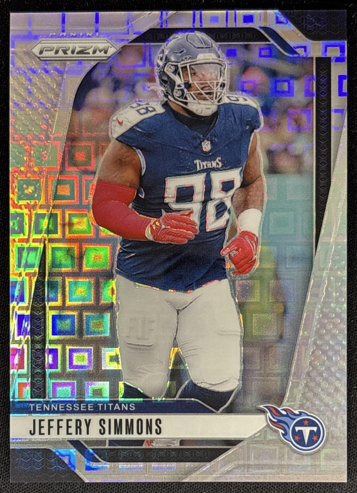 Jeffery Simmons 2024 Panini Prizm Pandora /400 Titans Sports Trading Card