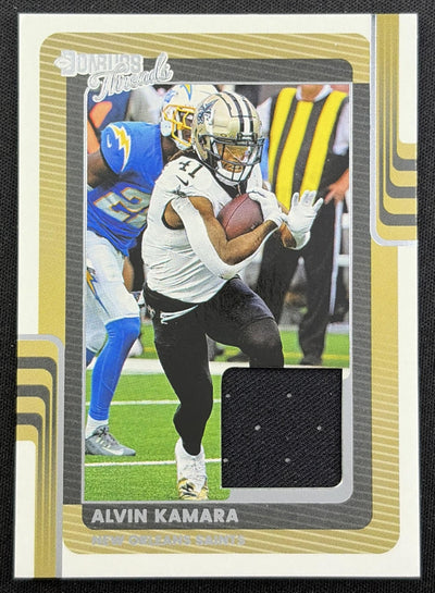 Alvin Kamara 2025 Panini Donruss Threads Saints