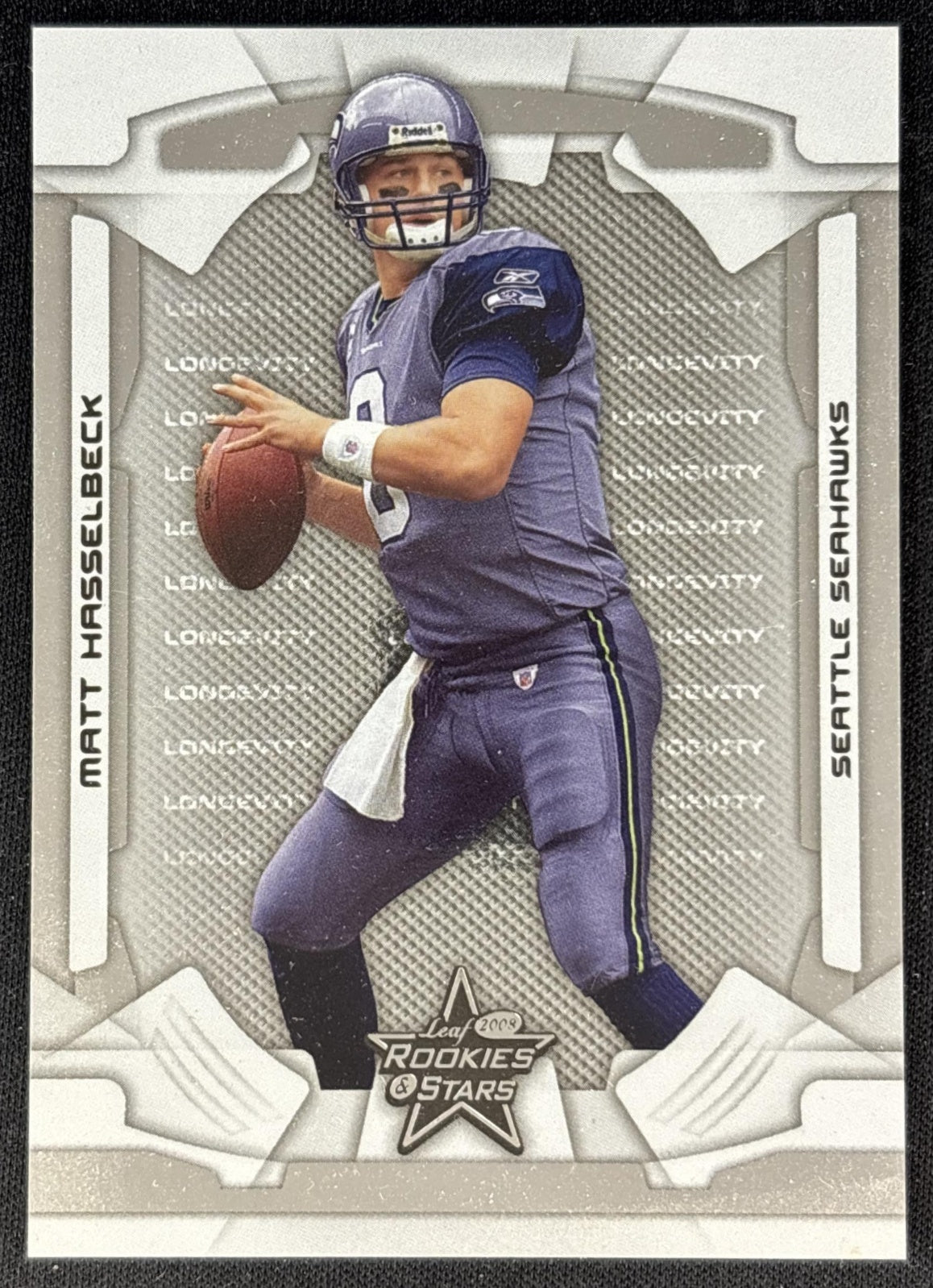 Matt Hasselbeck 2008 Leaf Rookies & Stars Longevity Silver /249 Seahawks Sports Trading Cards