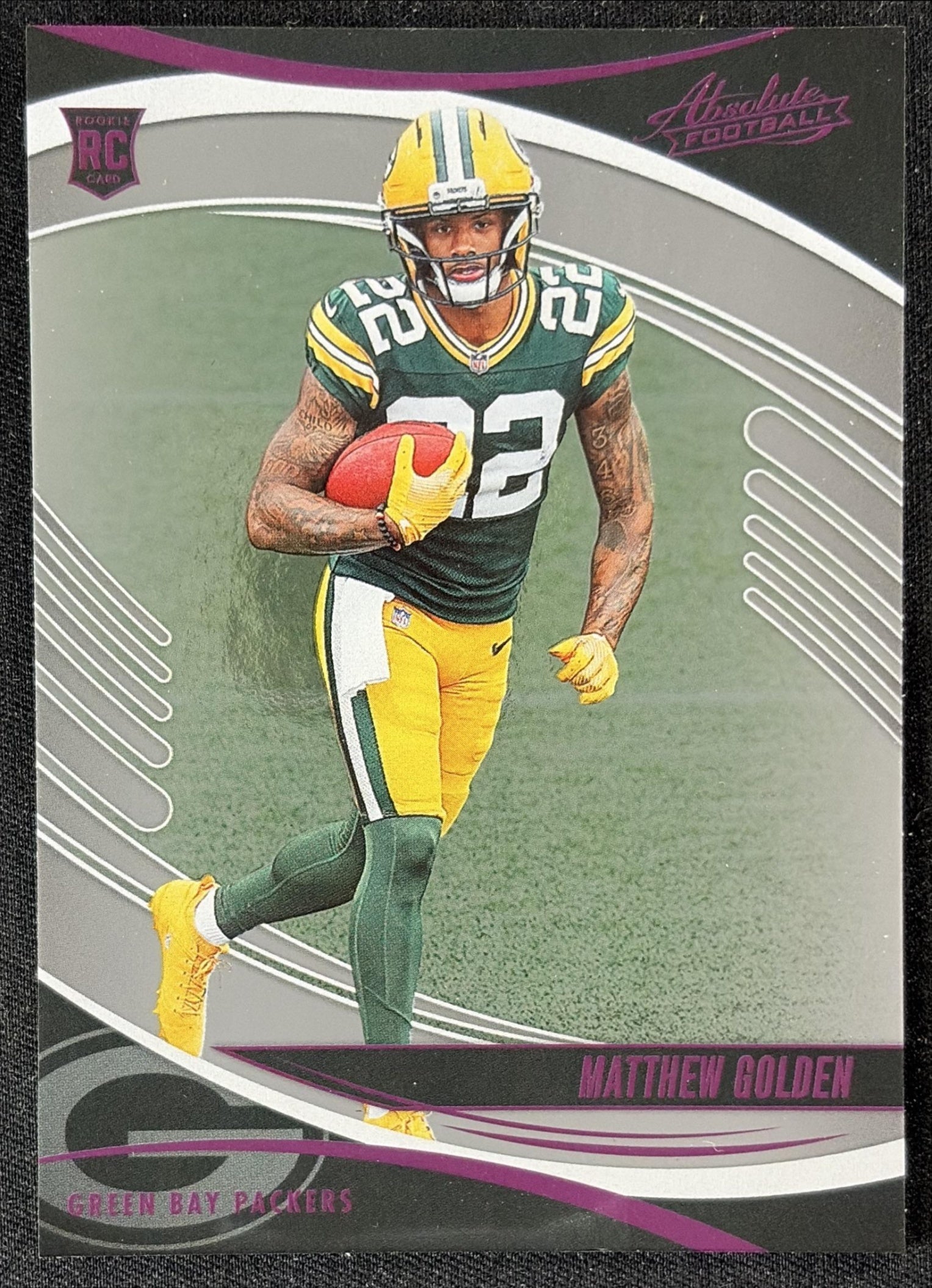 Matthew Golden 2025 Panini Absolute Rookies Pink Packers