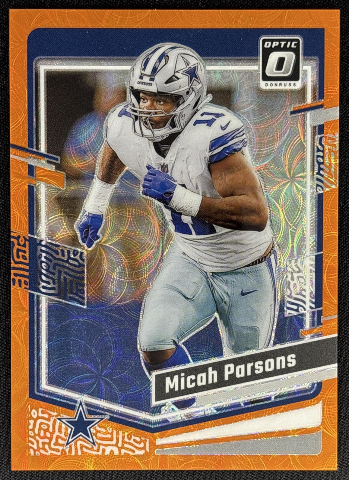 Micah Parsons 2023 Panini Donruss Optic Orange Scope Prizm /79 Cowboys Dallas Cowboys