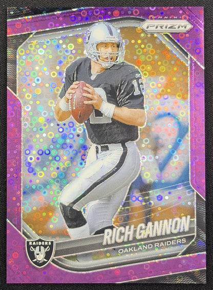 Rich Gannon 2025 Panini Prizm No Huddle Purple /75 Raiders Oakland Raiders
