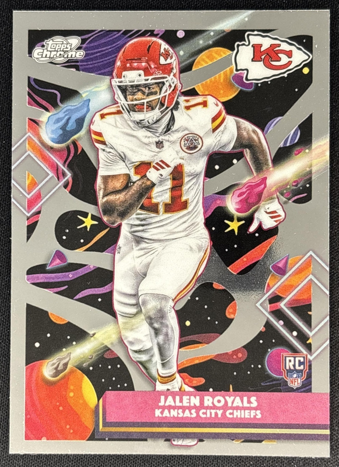 Jalen Royals 2025 Topps Cosmic Chrome Chiefs