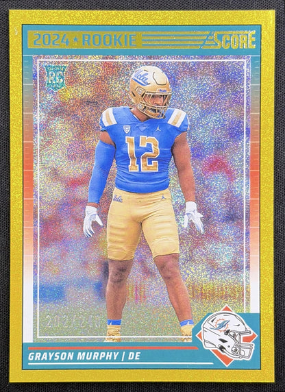 Grayson Murphy 2024 Panini Score Dots Gold /240 Dolphins