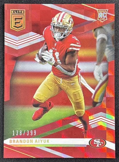 Brandon Aiyuk 2020 Panini Chronicles Elite Update Red /399 49ers