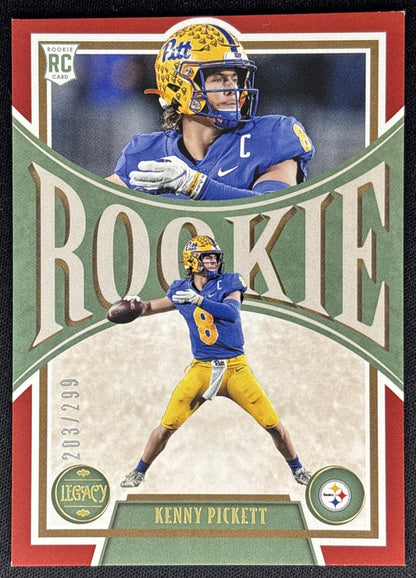 Kenny Pickett 2022 Panini Legacy Red /299 Steelers front