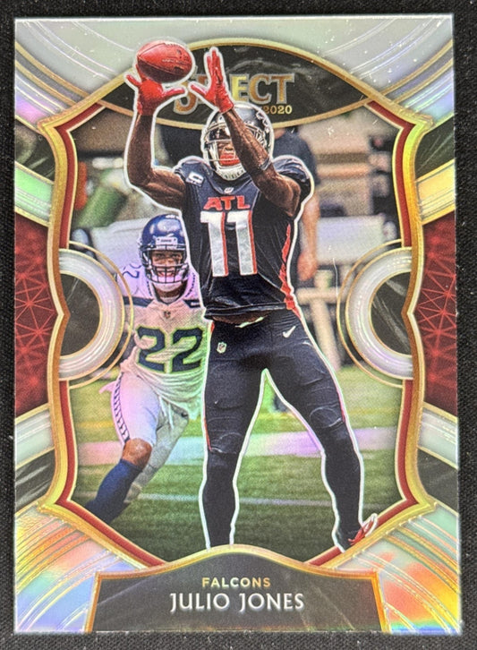 Julio Jones 2020 Panini Select Silver Prizm Falcons Default Title Sports Trading Card