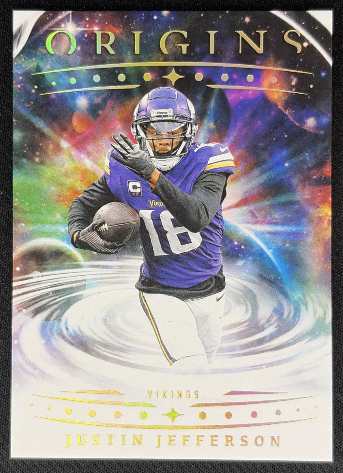 Justin Jefferson 2025 Panini Origins Vikings front
