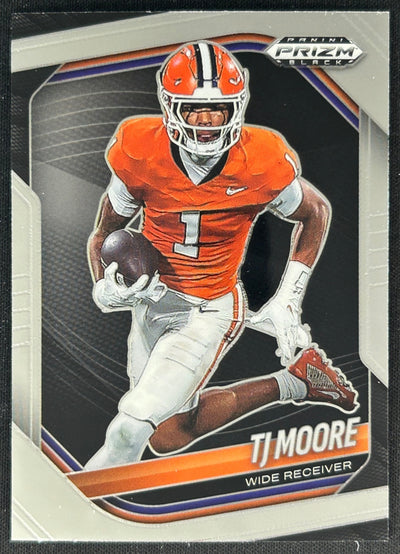 TJ Moore 2025 Prizm Black Prospects Sports Trading Cards