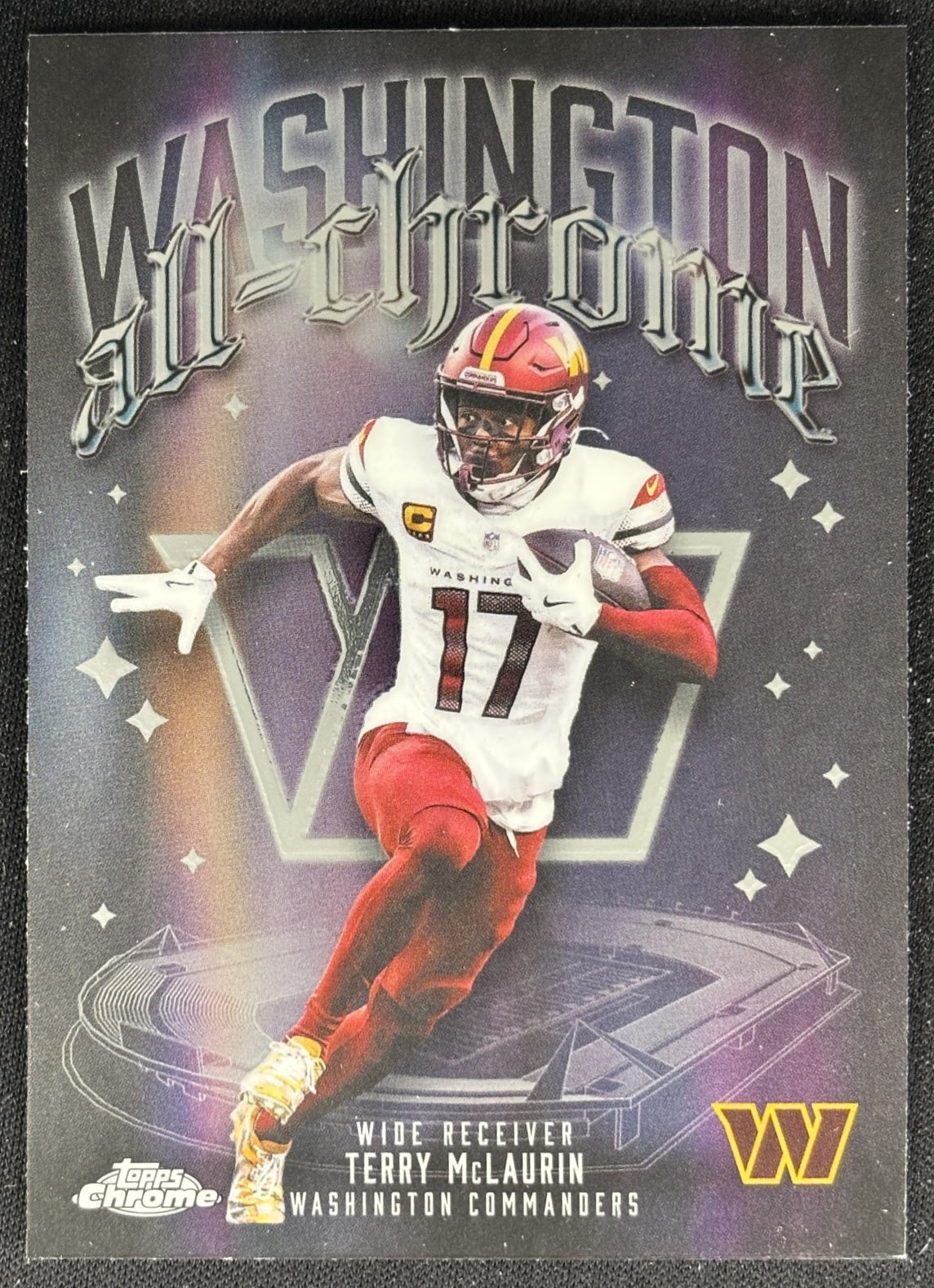 Terry McLaurin 2025 Topps Chrome All Team Commanders Sports Trading Cards