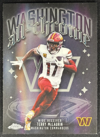 Terry McLaurin 2025 Topps Chrome All Team Commanders Sports Trading Cards