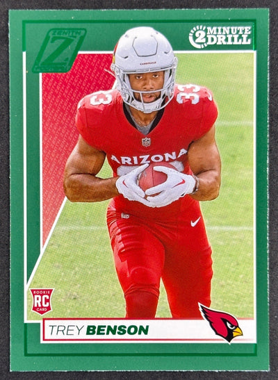 Trey Benson 2025 Panini Donruss Press Proof Green Cardinals Default Title Sports Trading Card