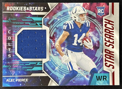 Alec Pierce 2022 Panini Rookies & Stars Star Search Colts Front