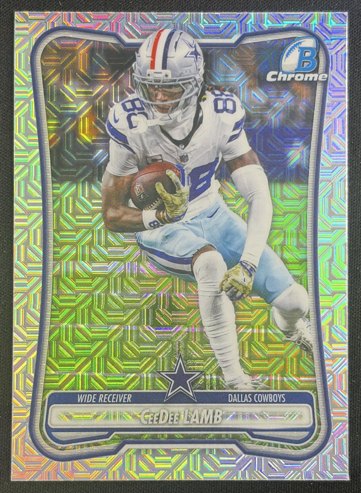 CeeDee Lamb 2026 Bowman Chrome NFL Mojo Refractor Cowboys