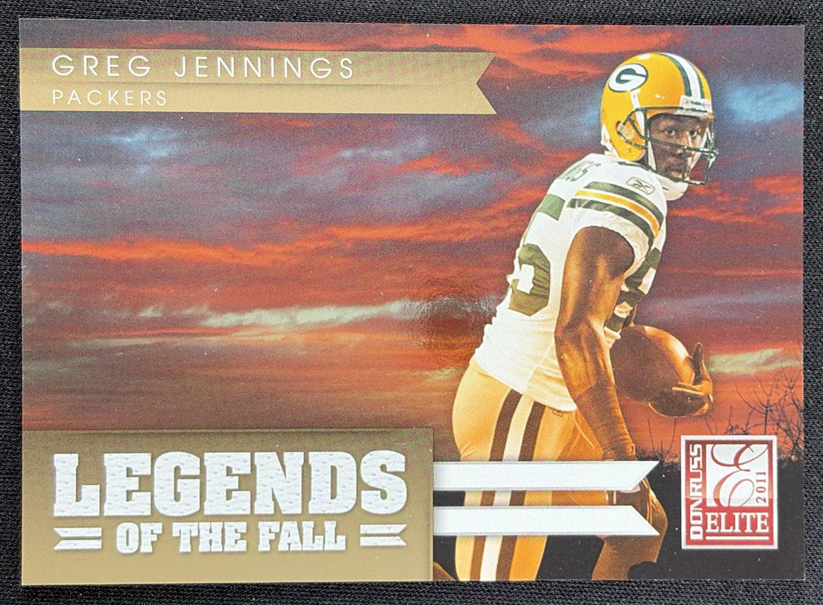 Greg Jennings 2011 Panini Donruss Elite Legends of the Fall Gold /999 Packers