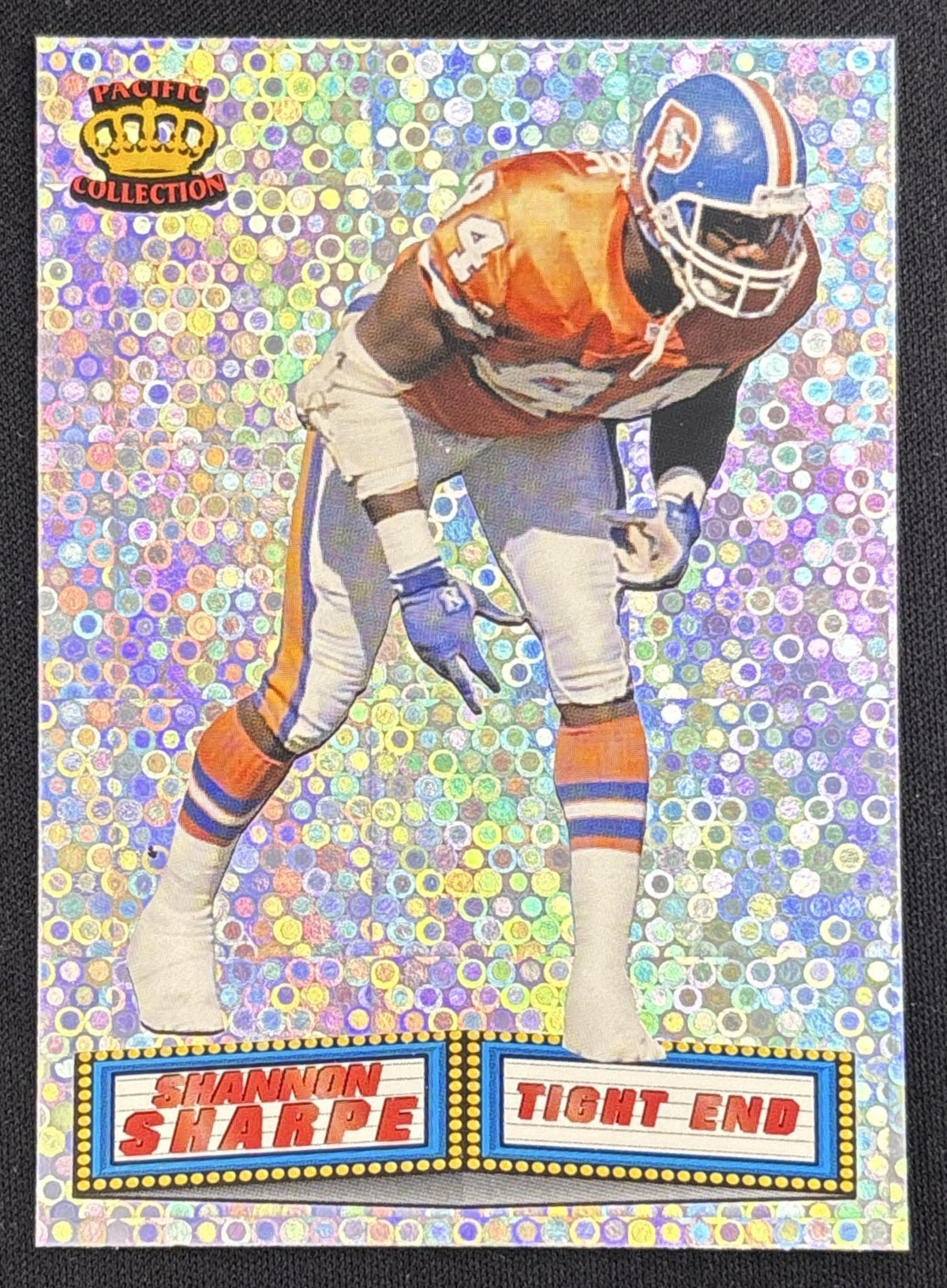 Shannon Sharpe 1994 Pacific Marquee Prisms Broncos