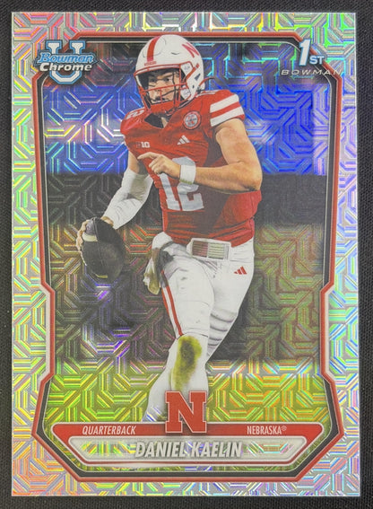 Daniel Kaelin 2026 Bowman Chrome Prospects Mojo Refractor Cornhuskers