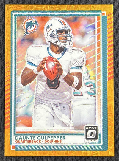 Daunte Culpepper 2025 Panini Donruss Optic Orange Scope Prizm /79 Dolphins