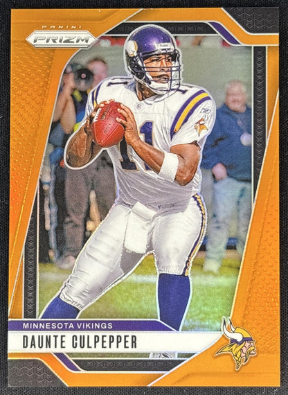 Daunte Culpepper 2024 Panini Prizm Orange /249 Vikings Front