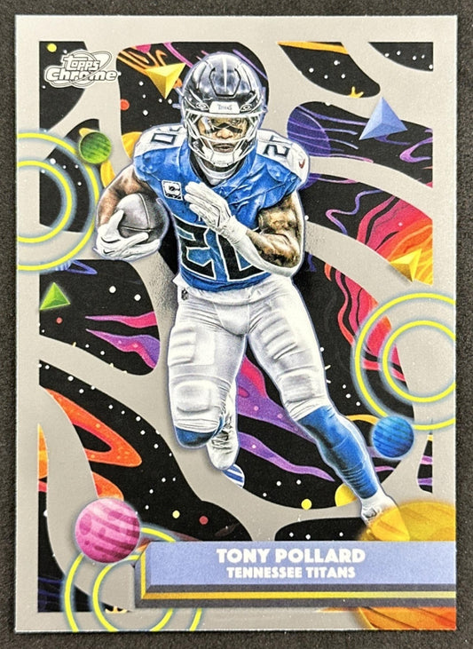 Tony Pollard 2025 Topps Cosmic Chrome Titans Sports Trading Cards