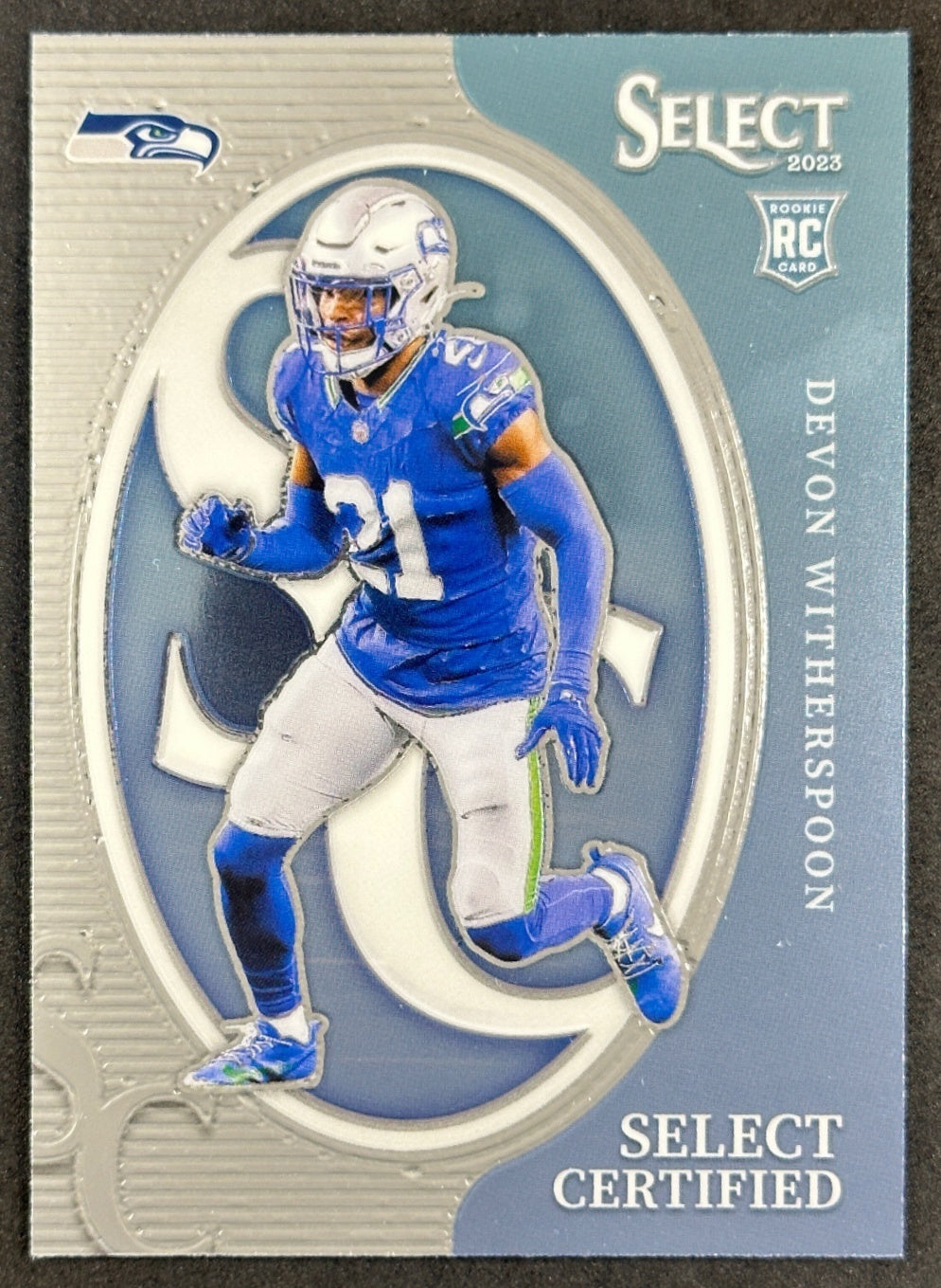 Devon Witherspoon 2023 Panini Select Certified Rookies Seahawks Sports Trading Cards
