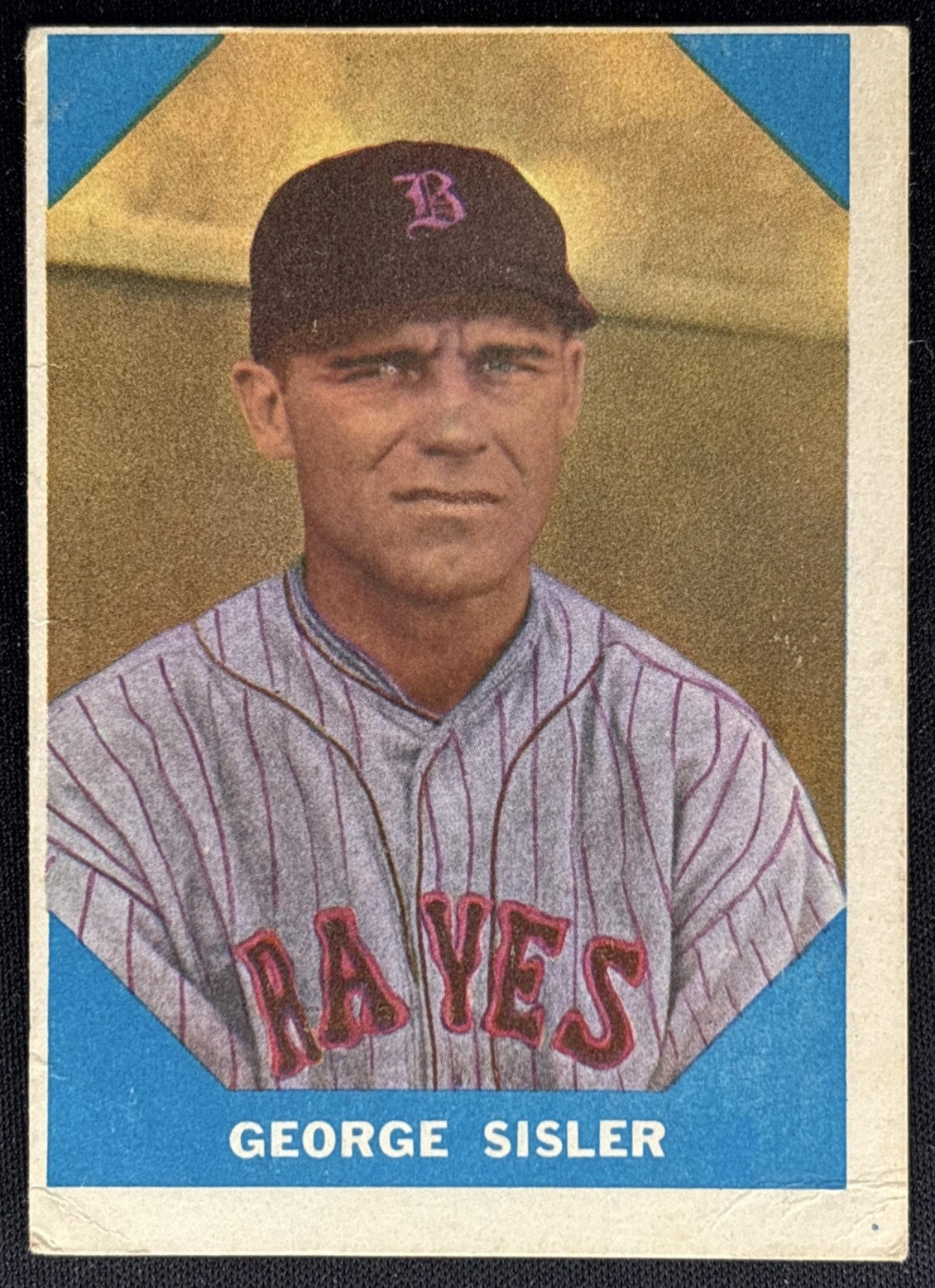 George Sisler 1960 Fleer Baseball Greats front