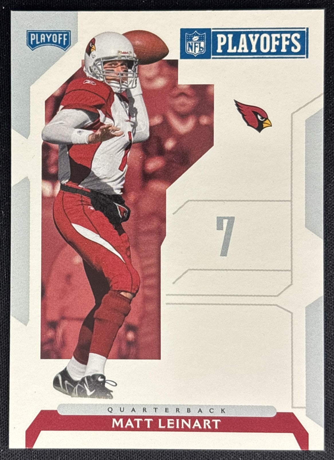 Matt Leinart 2007 Playoffs /600 Cardinals front