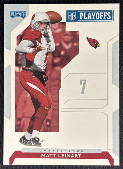 Matt Leinart 2007 Playoffs /600 Cardinals front
