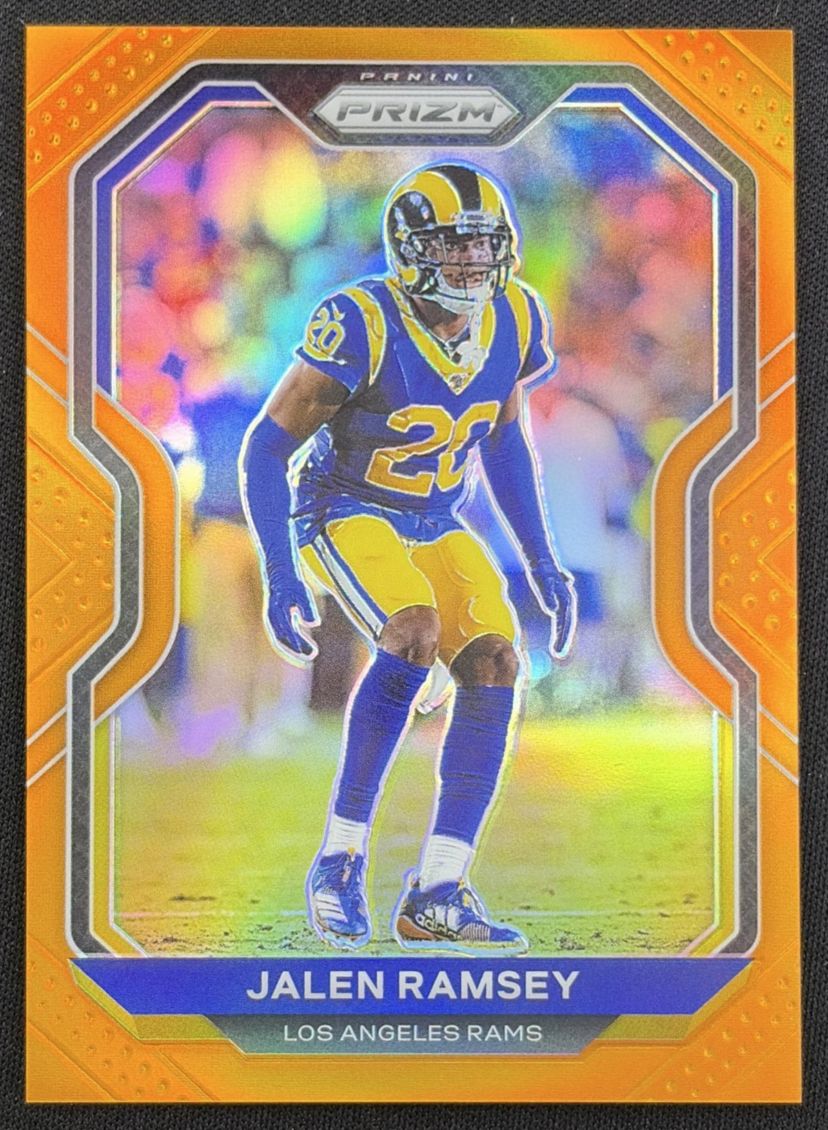 Jalen Ramsey 2020 Panini Prizm Orange /249 Rams