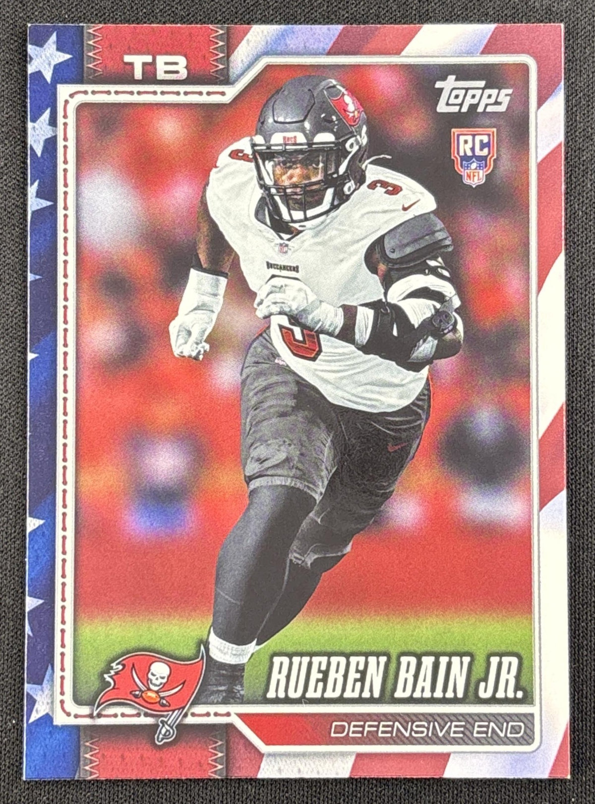 Rueben Bain Jr. 2026 Topps Independence Day /76 Buccaneers Sports Trading Card