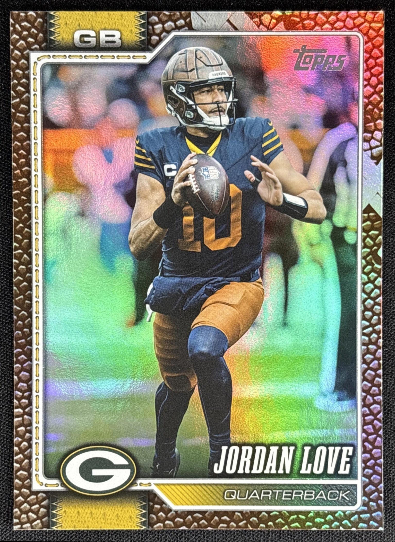 Jordan Love 2026 Topps Football Leather Foil Packers