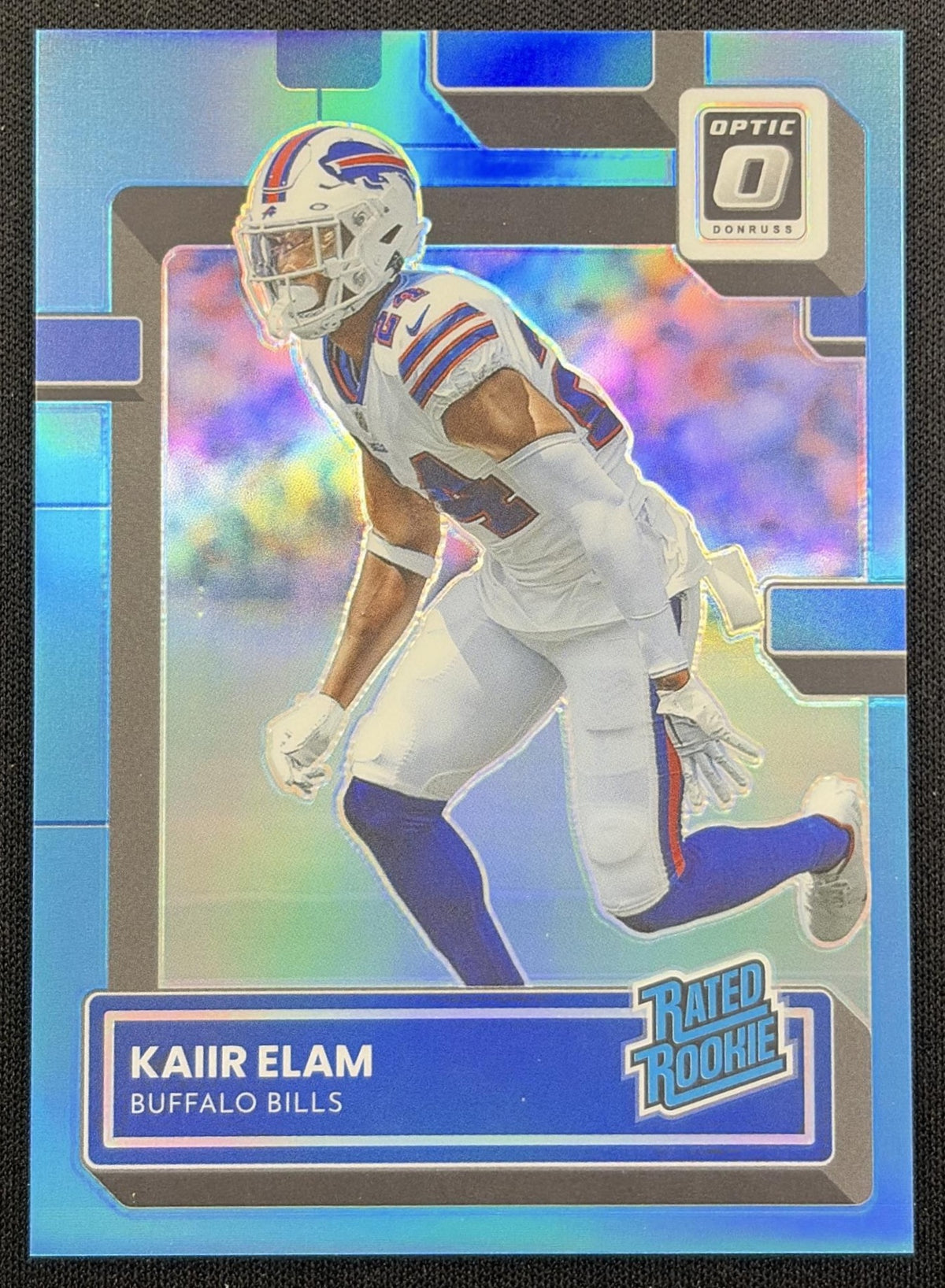 Kaiir Elam 2022 Panini Donruss Optic Aqua /299 Bills