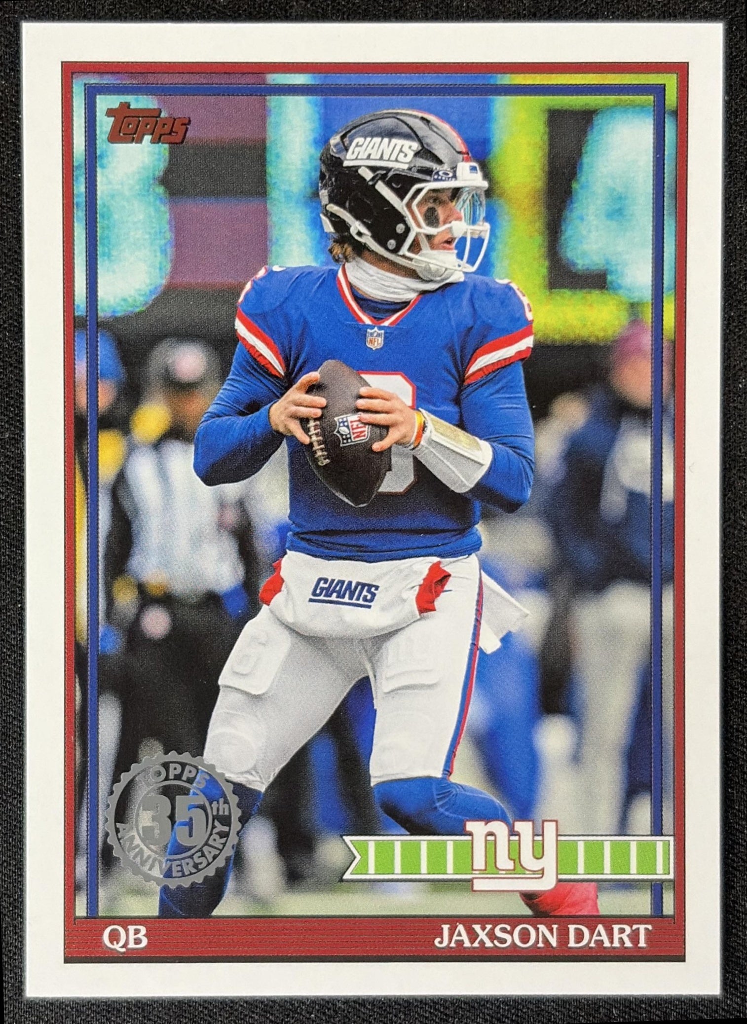 Jaxson Dart 2026 Topps 1991 Giants front