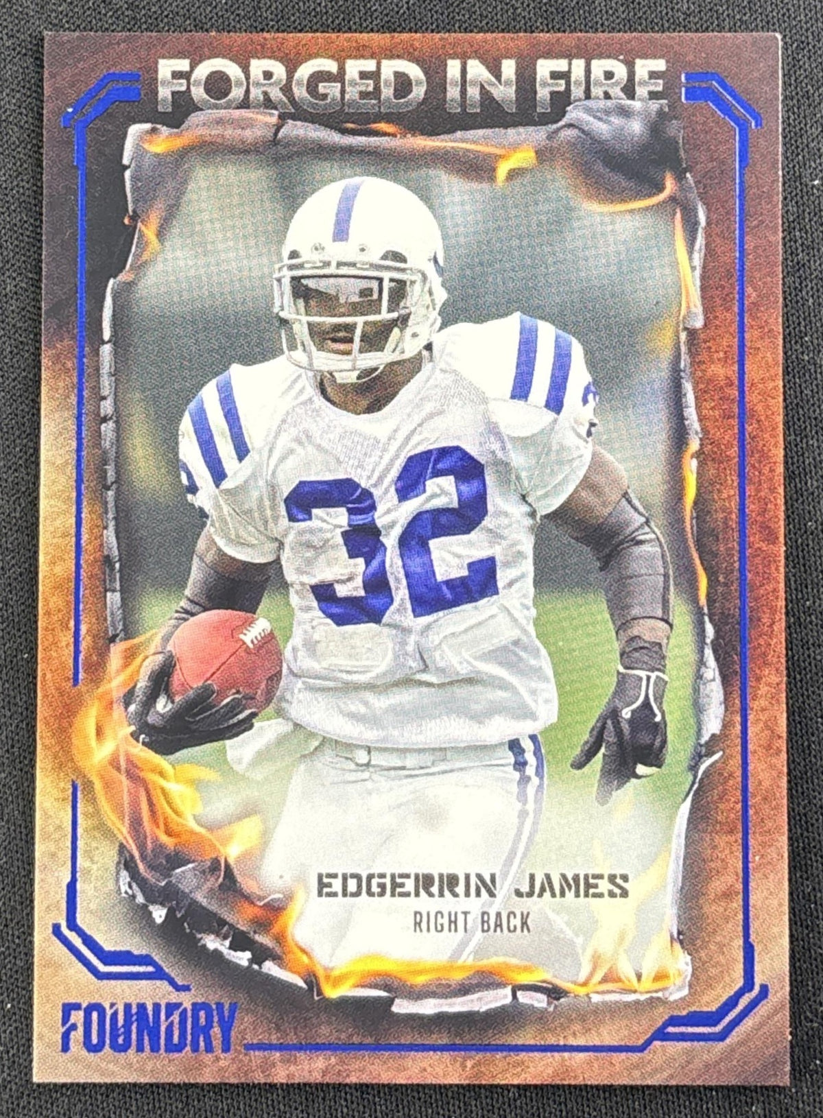 Edgerrin James Foundry Forged in Fire /35 Colts