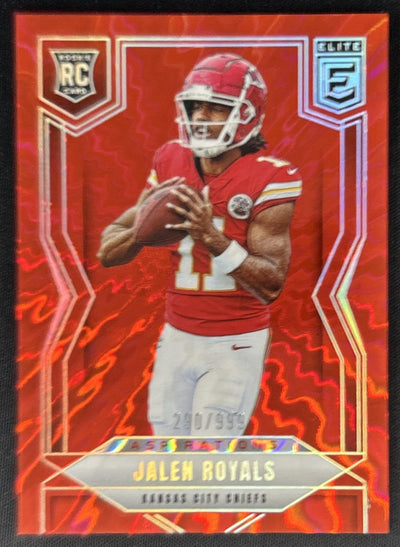 Jalen Royals 2025 Panini Donruss Elite Rookies Status Explosion /999 Chiefs