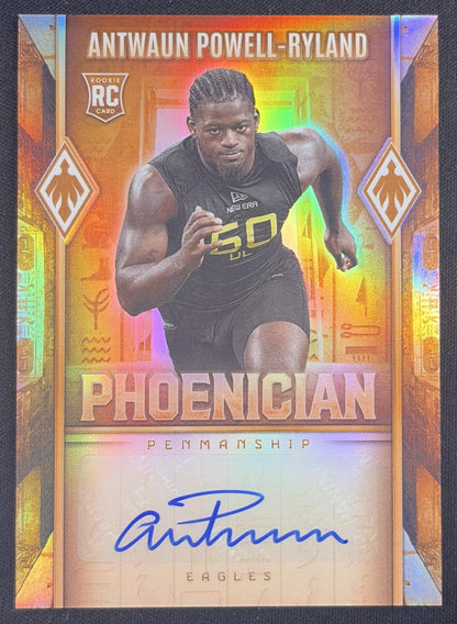 Antwaun Powell-Ryland 2025 Panini Phoenix Phoenician Penmanship Eagles
