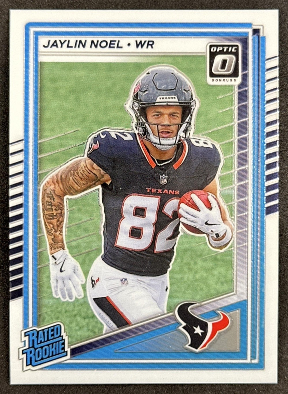 Jaylin Noel 2025 Panini Donruss Optic Rated Rookie Texans