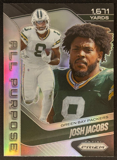Josh Jacobs 2025 Panini Prizm All Purpose Silver Packers Default Title Sports Trading Cards