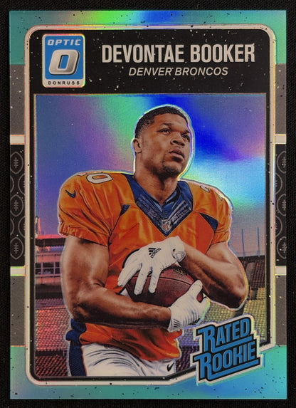 Devontae Booker 2016 Panini Donruss Optic Aqua /299 Broncos