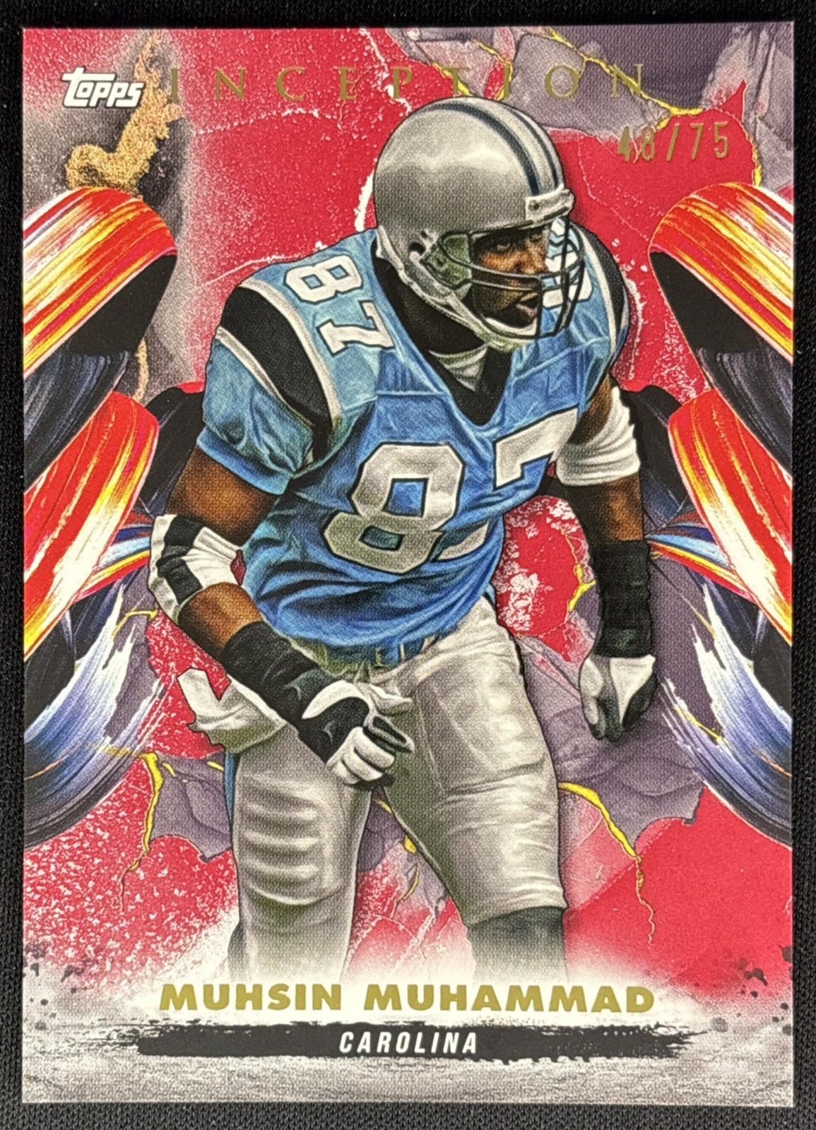 Muhsin Muhammad 2024 Topps Inception Red /75 Panthers front
