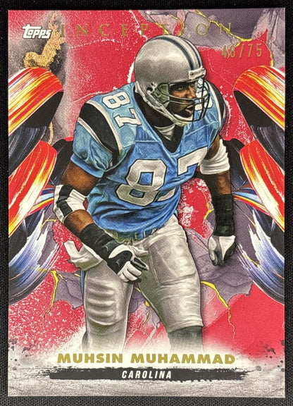 Muhsin Muhammad 2024 Topps Inception Red /75 Panthers front
