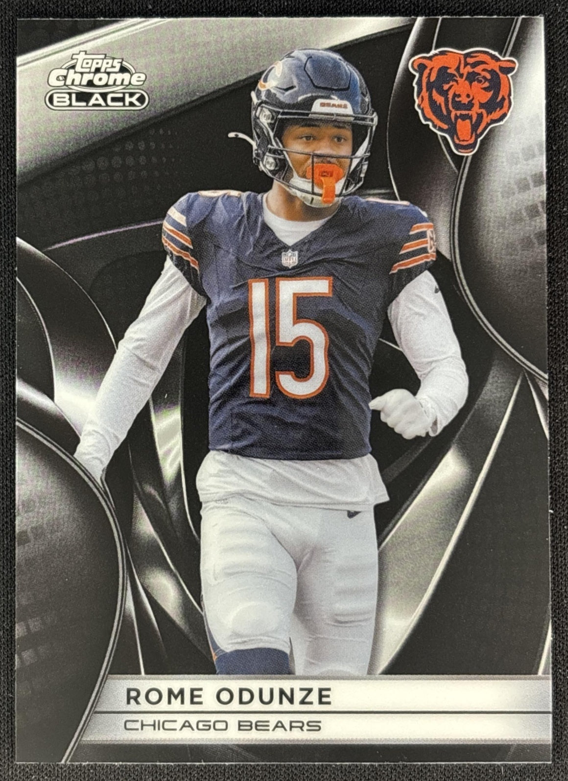 Rome Odunze 2025 Topps Chrome Black Bears