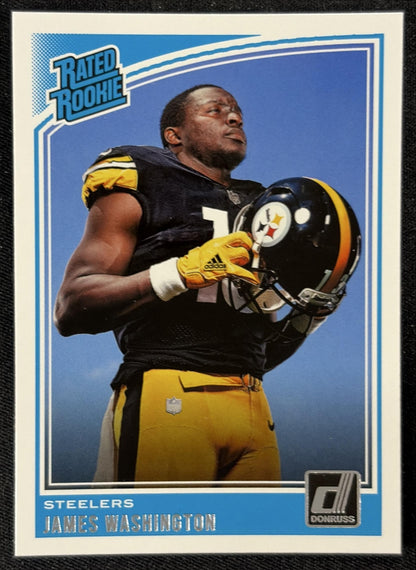 James Washington 2018 Panini Donruss Steelers