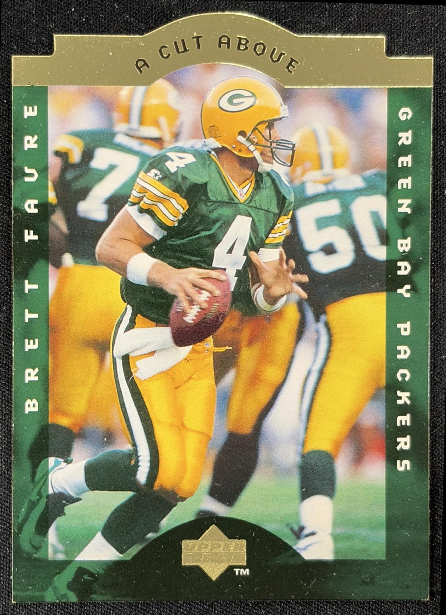 Brett Favre 1996 Upper Deck Collector's Choice A Cut Above Packers